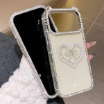 Cover per telefono IMD con orecchie di gatto galvanizzate, strass su entrambi i lati e glitter., For iPhone 14 Plus, For iPhone 14, For iPhone 14 Pro, For iPhone 14 Pro Max