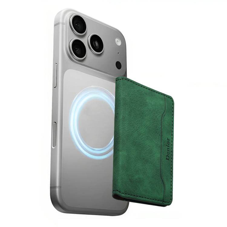 Portafoglio magnetico con porta carte di credito in stile retrò vegano Denior V08+1