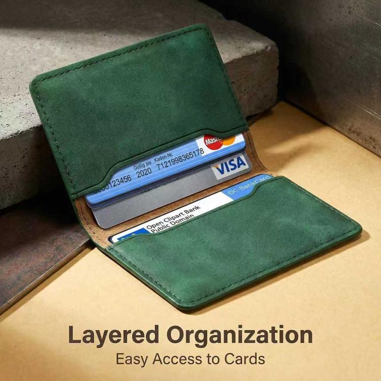 Portafoglio magnetico con porta carte di credito in stile retrò vegano Denior V08+1