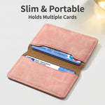 Portafoglio magnetico con porta carte di credito in stile retrò vegano Denior V08+1