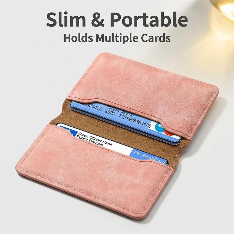Portafoglio magnetico con porta carte di credito in stile retrò vegano Denior V08+1