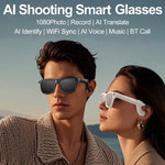 Occhiali intelligenti XK One Pro con intelligenza artificiale per riprese a 1080p., 1MP Camera