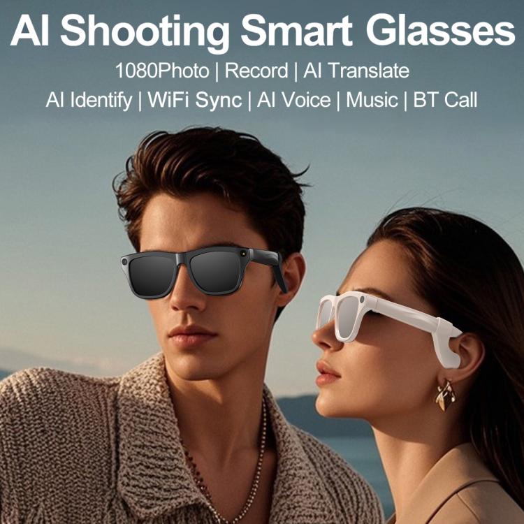 Occhiali intelligenti XK One Pro con intelligenza artificiale per riprese a 1080p., 1MP Camera