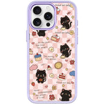 Adorabile custodia magnetica per telefono con motivo a gatto da dessert., For iPhone 15 Pro Max, For iPhone 15 Pro