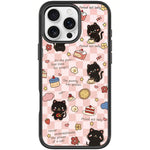 Adorabile custodia magnetica per telefono con motivo a gatto da dessert., For iPhone 16 Pro Max, For iPhone 16 Pro, For iPhone 16 Plus, For iPhone 16