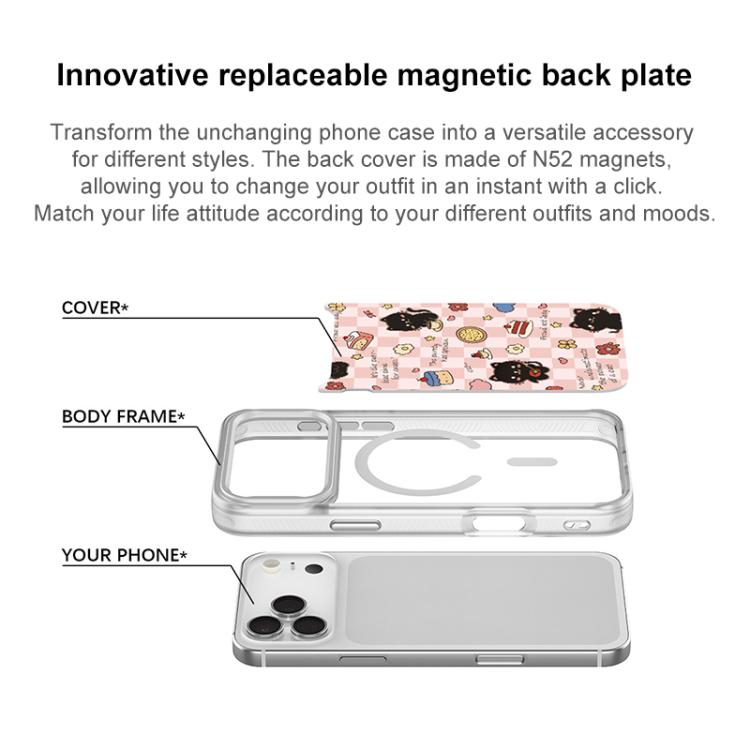 Adorabile custodia magnetica per telefono con motivo a gatto da dessert., For iPhone 17 Pro Max, For iPhone 17 Pro, For iPhone 17, For iPhone Air