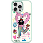 Custodia magnetica per telefono con motivo Dopamine Girl, For iPhone 16 Pro Max, For iPhone 16 Pro, For iPhone 16 Plus, For iPhone 16