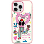 Custodia magnetica per telefono con motivo Dopamine Girl, For iPhone 16 Pro Max, For iPhone 16 Pro, For iPhone 16 Plus, For iPhone 16