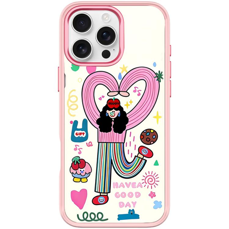 Custodia magnetica per telefono con motivo Dopamine Girl, For iPhone 16 Pro Max, For iPhone 16 Pro, For iPhone 16 Plus, For iPhone 16