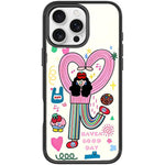 Custodia magnetica per telefono con motivo Dopamine Girl, For iPhone 16 Pro Max, For iPhone 16 Pro, For iPhone 16 Plus, For iPhone 16