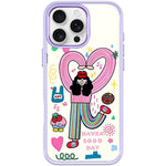Custodia magnetica per telefono con motivo Dopamine Girl, For iPhone 16 Pro Max, For iPhone 16 Pro, For iPhone 16 Plus, For iPhone 16
