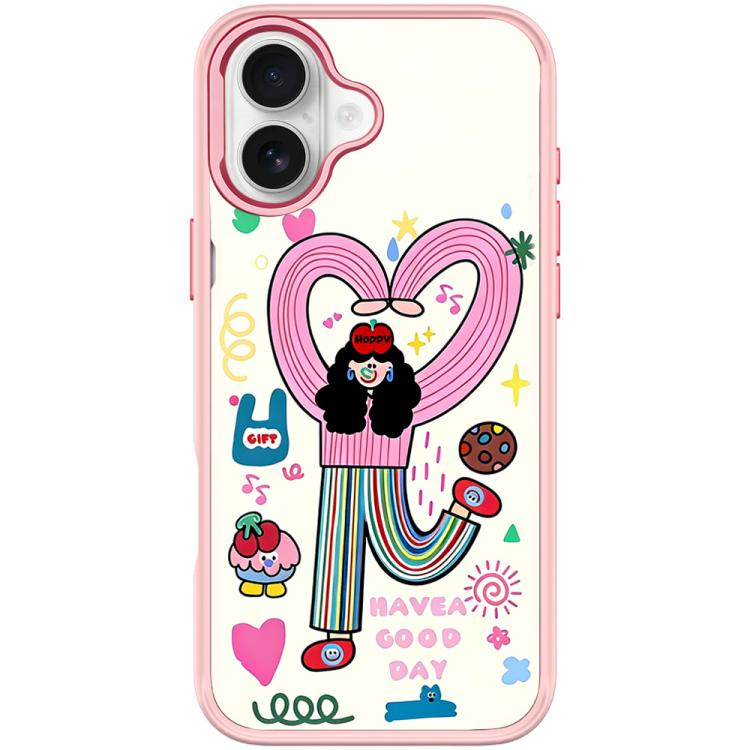 Custodia magnetica per telefono con motivo Dopamine Girl, For iPhone 16 Pro Max, For iPhone 16 Pro, For iPhone 16 Plus, For iPhone 16