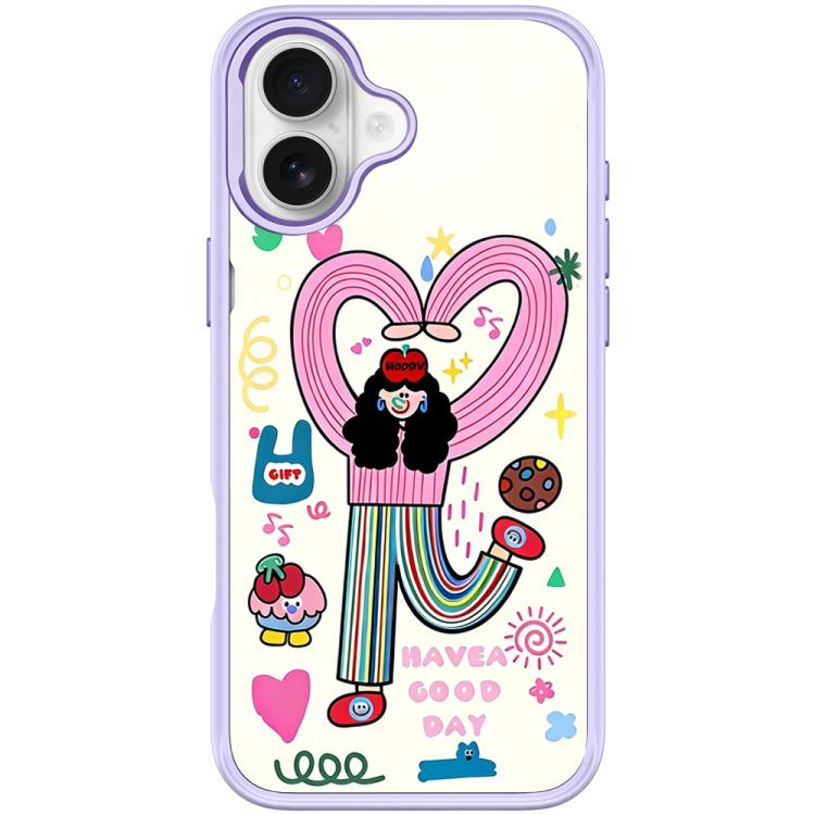 Custodia magnetica per telefono con motivo Dopamine Girl, For iPhone 16 Pro Max, For iPhone 16 Pro, For iPhone 16 Plus, For iPhone 16