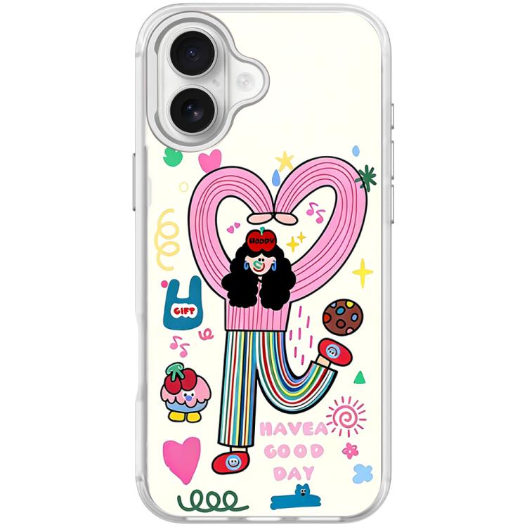 Custodia magnetica per telefono con motivo Dopamine Girl, For iPhone 16 Pro Max, For iPhone 16 Pro, For iPhone 16 Plus, For iPhone 16