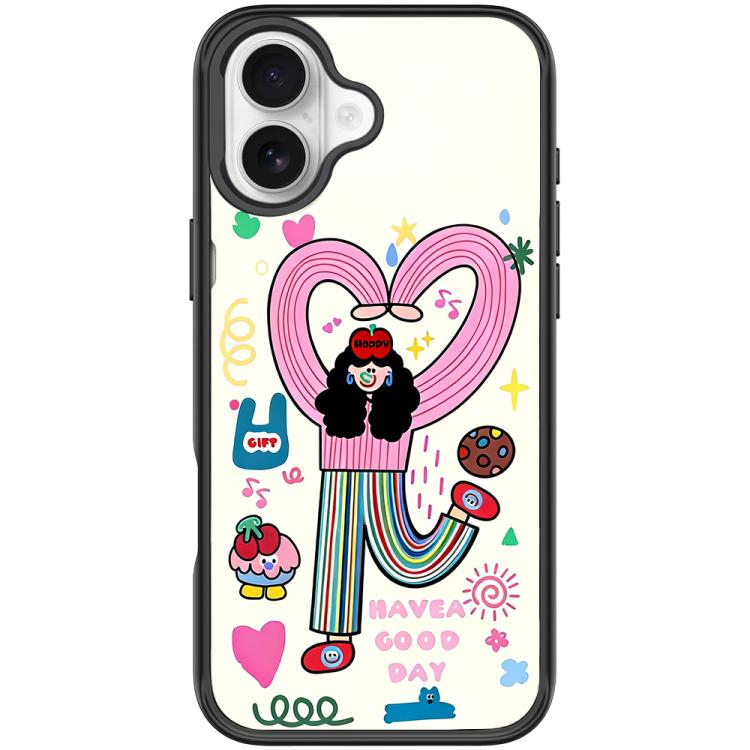Custodia magnetica per telefono con motivo Dopamine Girl, For iPhone 16 Pro Max, For iPhone 16 Pro, For iPhone 16 Plus, For iPhone 16