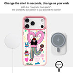 Custodia magnetica per telefono con motivo Dopamine Girl, For iPhone 17 Pro Max, For iPhone 17 Pro, For iPhone 17, For iPhone Air