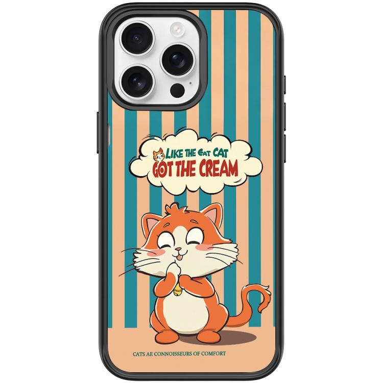 Adorabile custodia magnetica per telefono con motivo a gattino., For iPhone 16 Pro Max, For iPhone 16 Pro, For iPhone 15 Pro Max, For iPhone 15 Pro