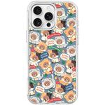 Adorabile custodia magnetica per telefono con motivo orsetto., For iPhone 16 Pro Max, For iPhone 16 Pro, For iPhone 16 Plus, For iPhone 16