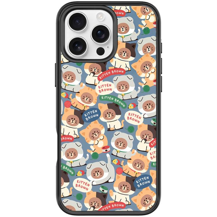 Adorabile custodia magnetica per telefono con motivo orsetto., For iPhone 16 Pro Max, For iPhone 16 Pro, For iPhone 16 Plus, For iPhone 16