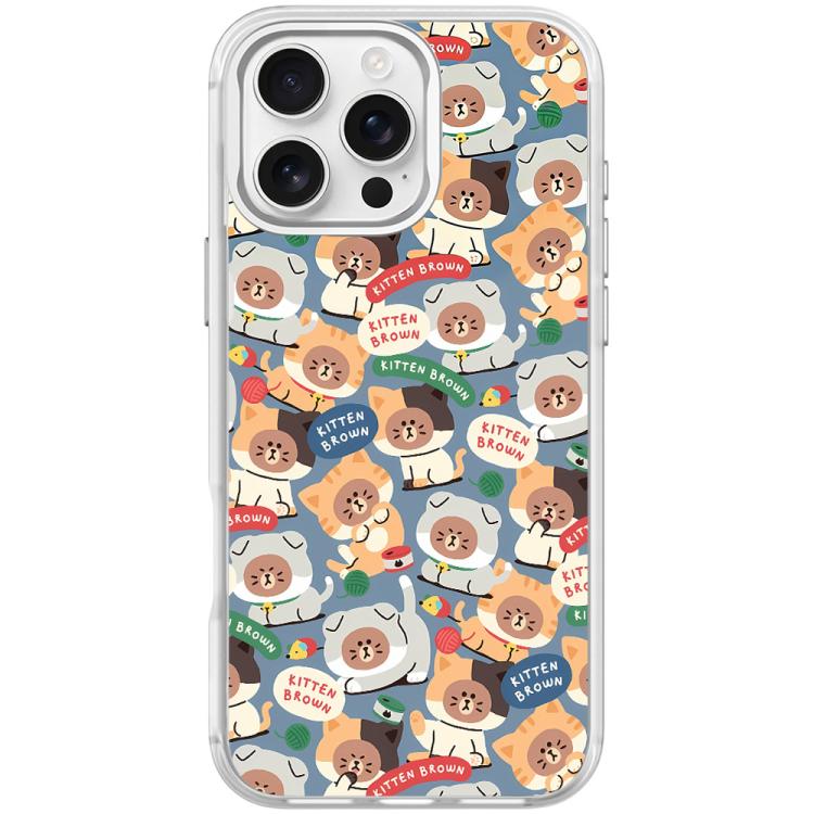 Adorabile custodia magnetica per telefono con motivo orsetto., For iPhone 16 Pro Max, For iPhone 16 Pro, For iPhone 16 Plus, For iPhone 16