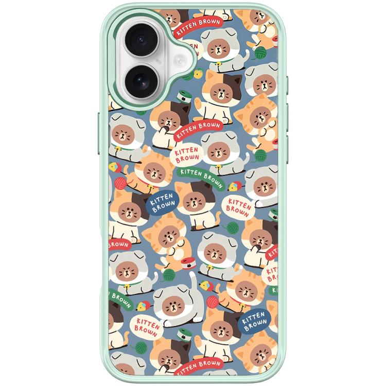Adorabile custodia magnetica per telefono con motivo orsetto., For iPhone 16 Pro Max, For iPhone 16 Pro, For iPhone 16 Plus, For iPhone 16