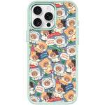 Adorabile custodia magnetica per telefono con motivo orsetto., For iPhone 15 Pro Max, For iPhone 15 Pro