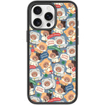 Adorabile custodia magnetica per telefono con motivo orsetto., For iPhone 15 Pro Max, For iPhone 15 Pro