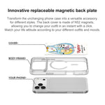 Adorabile borsetta con motivo orsetto e custodia magnetica per telefono, For iPhone 17 Pro Max, For iPhone 17 Pro, For iPhone 17, For iPhone Air