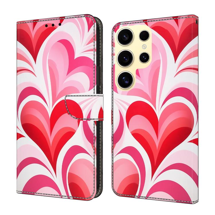 Custodia per telefono in ecopelle con effetto cristallo., For Samsung Galaxy S25 Ultra 5G