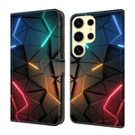 Custodia per telefono in ecopelle con effetto cristallo., For Samsung Galaxy S24 Ultra 5G