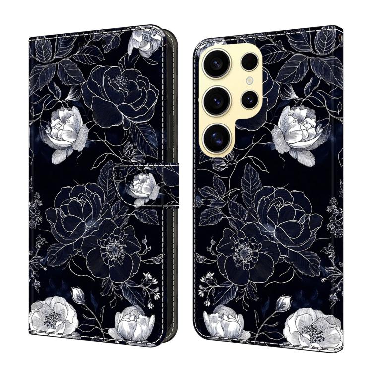 Custodia per telefono in ecopelle con effetto cristallo., For Samsung Galaxy S23 Ultra 5G