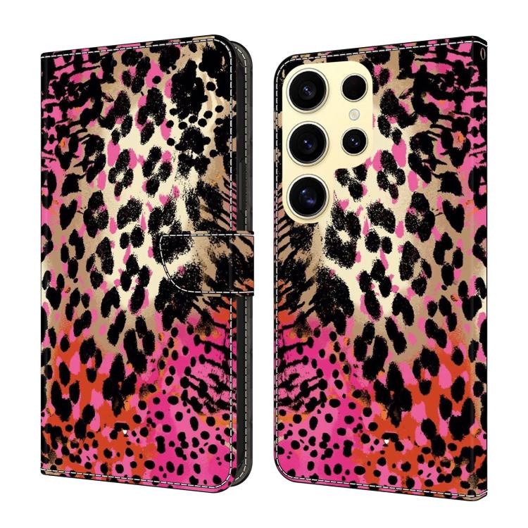 Custodia per telefono in ecopelle con effetto cristallo., For Samsung Galaxy S23 Ultra 5G
