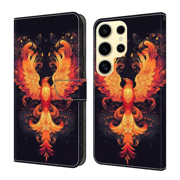 Custodia per telefono in ecopelle con effetto cristallo., For Samsung Galaxy S23 Ultra 5G