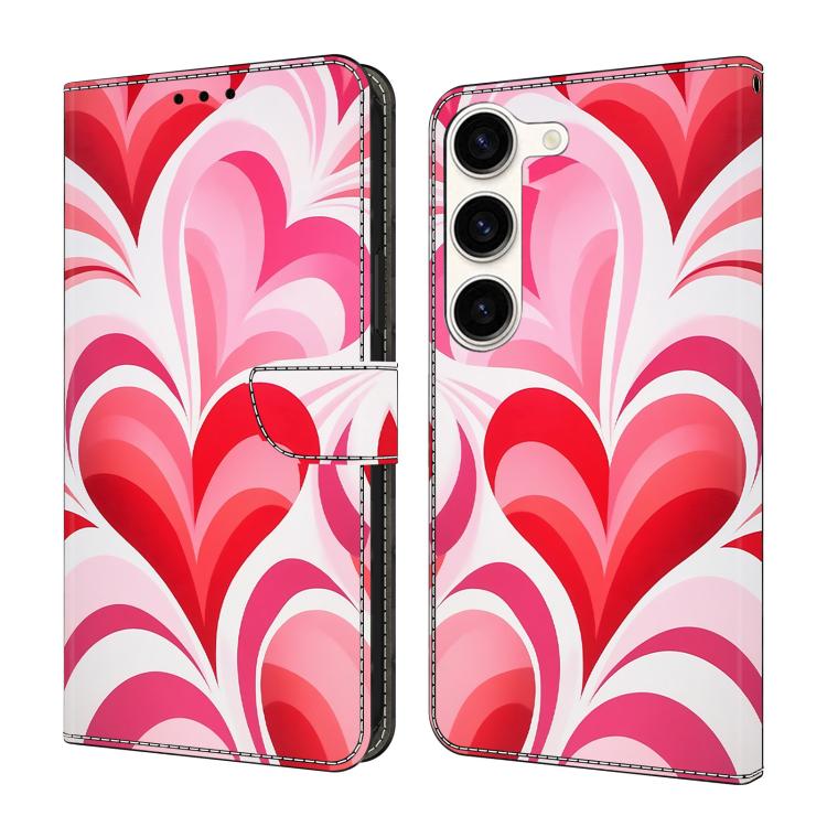 Custodia per telefono in ecopelle con effetto cristallo., For Samsung Galaxy S23+ 5G