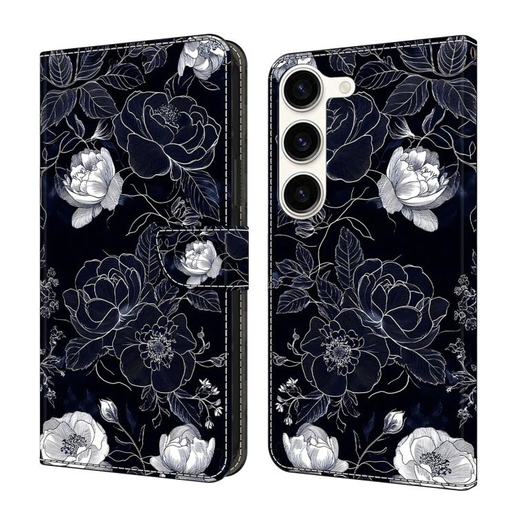 Custodia per telefono in ecopelle con effetto cristallo., For Samsung Galaxy S23+ 5G