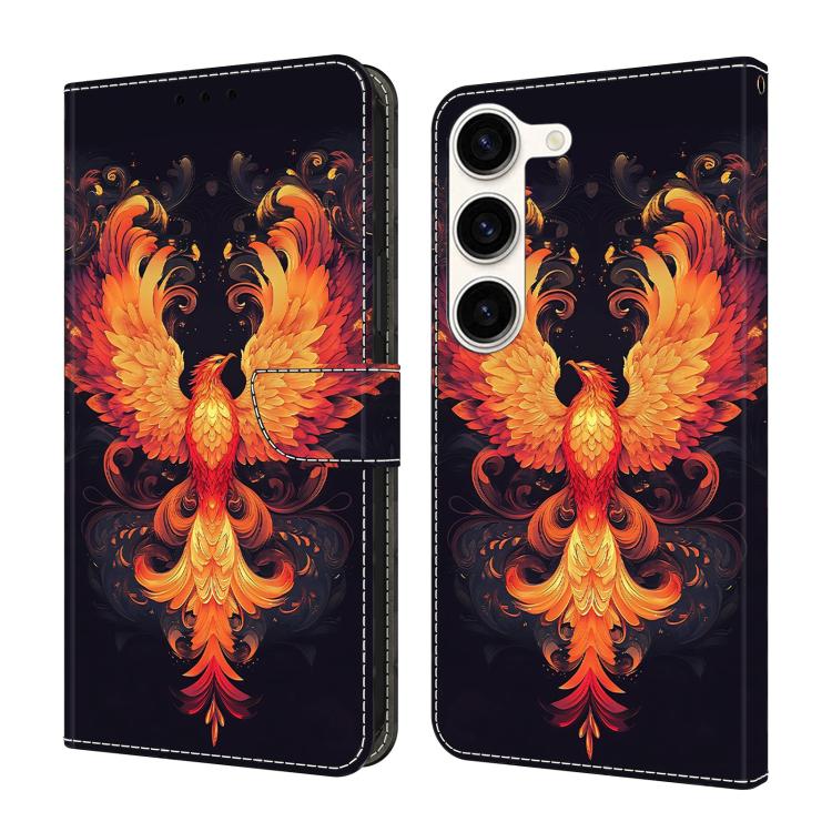 Custodia per telefono in ecopelle con effetto cristallo., For Samsung Galaxy S23+ 5G