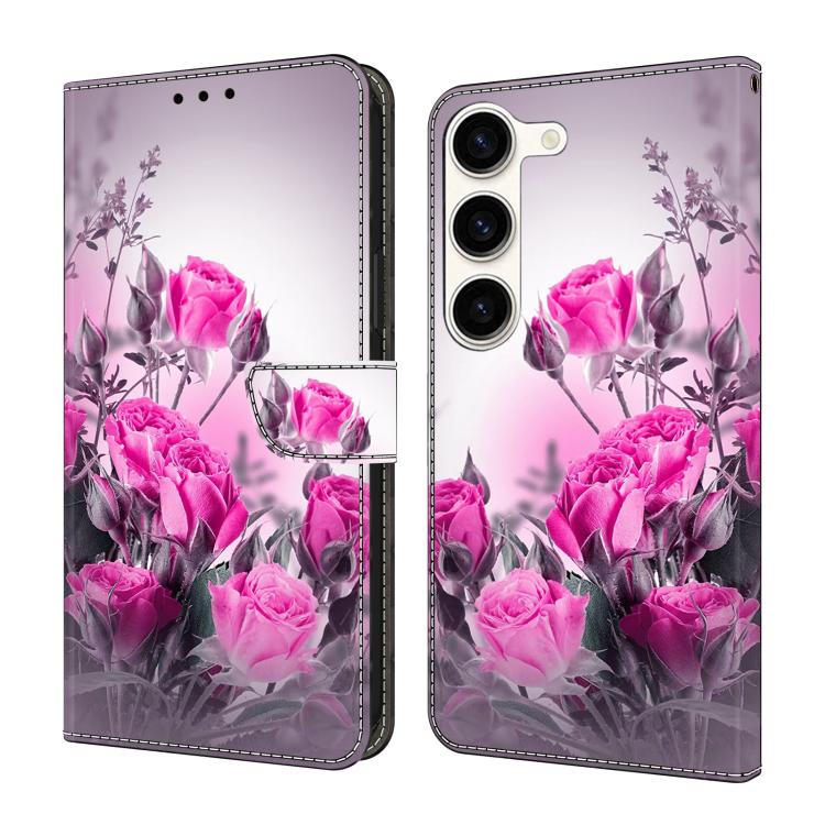 Custodia per telefono in ecopelle con effetto cristallo., For Samsung Galaxy S23+ 5G
