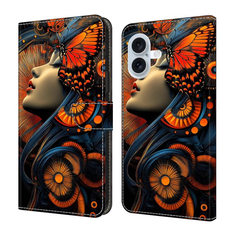 Custodia portafoglio in ecopelle effetto cristallo per iPhone 17