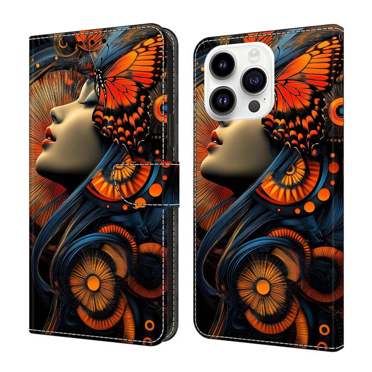 Custodia in ecopelle effetto cristallo per iPhone 16 Pro Max