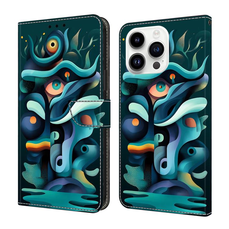 Custodia in ecopelle effetto cristallo per iPhone 16 Pro Max