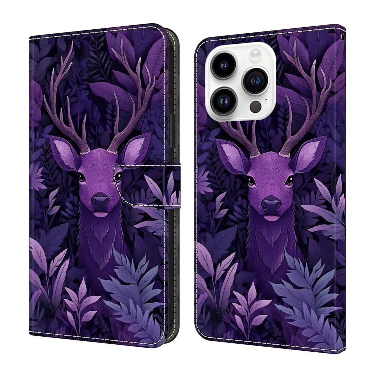 Custodia in ecopelle effetto cristallo per iPhone 16 Pro Max