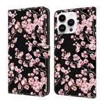 Custodia portafoglio in ecopelle effetto cristallo per iPhone 15