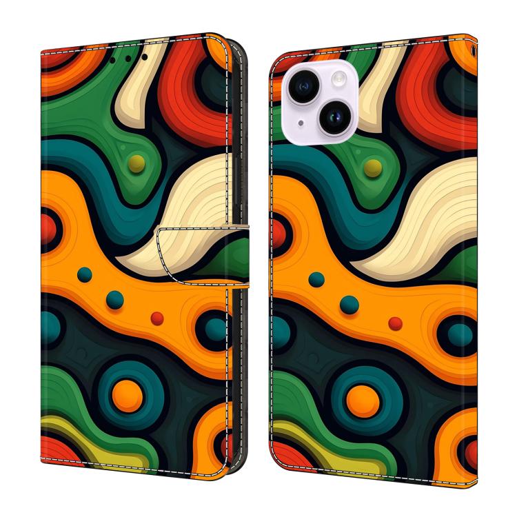 Custodia per telefono in ecopelle con effetto cristallo., For iPhone 15