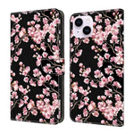 Custodia per telefono in ecopelle con effetto cristallo., For iPhone 15 Plus