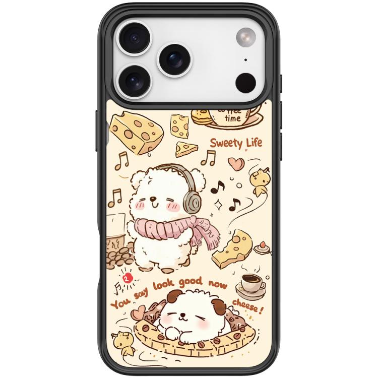 Custodia magnetica per iPhone 17 Pro Max con motivo gatto
