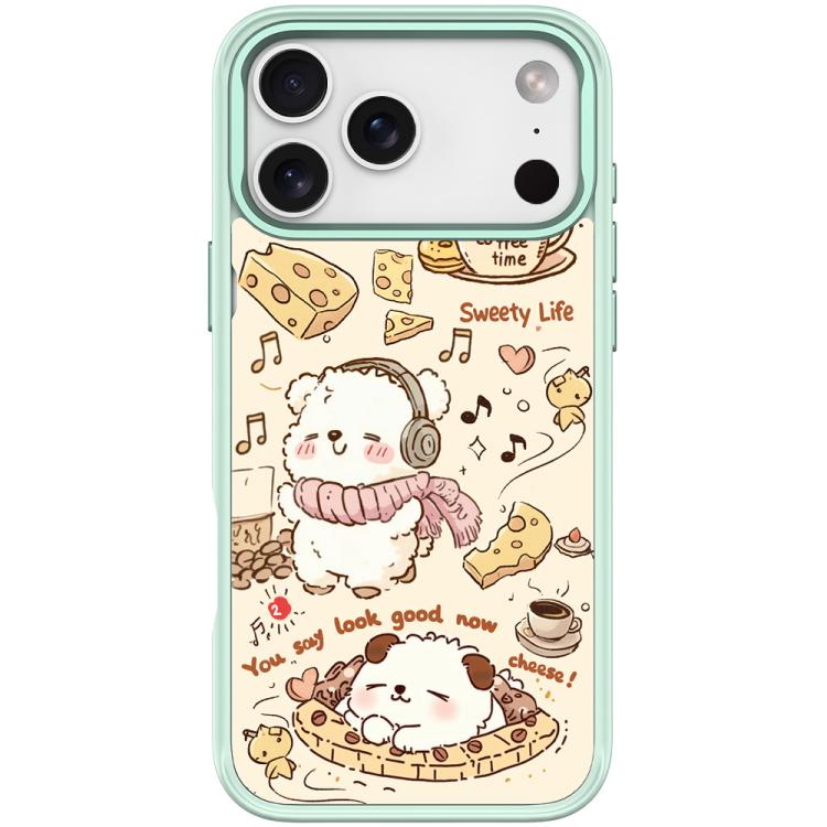 Custodia magnetica per iPhone 17 Pro Max con motivo gatto