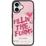 Custodia magnetica per telefono con motivo cocktail e testo, For iPhone 17 Pro Max, For iPhone 17 Pro, For iPhone 17, For iPhone Air