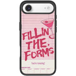 Custodia magnetica per telefono con motivo cocktail e testo, For iPhone 17 Pro Max, For iPhone 17 Pro, For iPhone 17, For iPhone Air