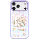 Adorabile custodia magnetica per telefono con motivo coniglietto innamorato, For iPhone 17 Pro Max, For iPhone 17 Pro, For iPhone 17, For iPhone Air
