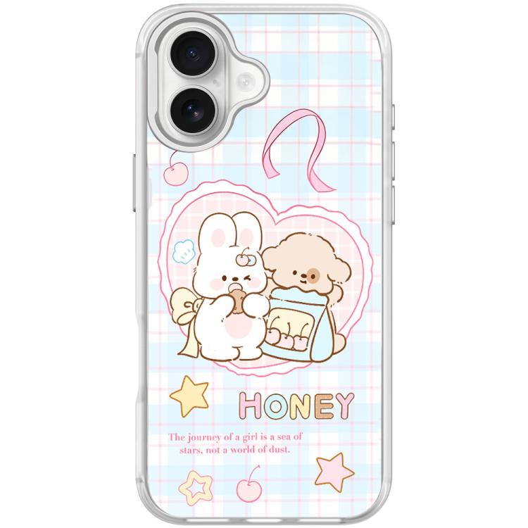 Adorabile custodia magnetica per telefono con motivo coniglietto innamorato, For iPhone 17 Pro Max, For iPhone 17 Pro, For iPhone 17, For iPhone Air